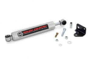 Jeep Wrangler Steering Stabilizer - Rough Country - N3 with Relocation Bracket - '07-'10